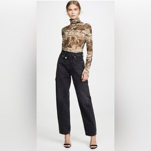 Agolde Black Criss Cross Jeans